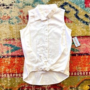 Cat & Jack Girls Button Down Top